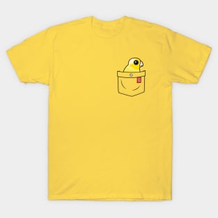 Yellow Pocket Parrot T-Shirt